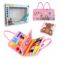 Папка-бізіборд годинник шестерні застібки