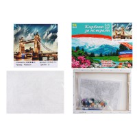 Набір для розпису по номерах Лондон, TK Group, 30x40 см, 31711