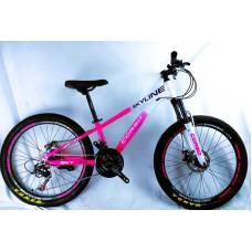 Велосипед Спортивний Corso «SKYLINE» 24" дюймів рама алюмінієва 11’’, обладнання Shimano 21 швидкість, зібран на 75% /1/