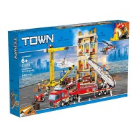 Конструктор Пожежа, 943 деталей, звуки, підсвітка, фігурки героїв