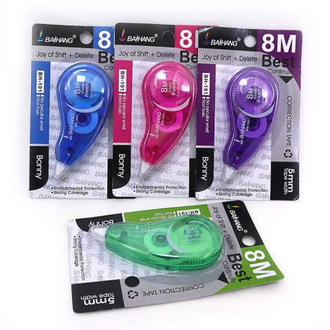 Коректор-стрічка, 8 м х 5 мм (В асортименті)