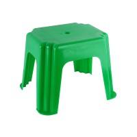 Табурет малий прямокутний, зелений, Бамсик, ПХ4570 ЗЕЛ