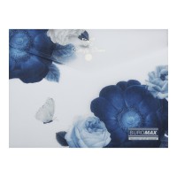 Папка-конверт на кнопці ARABESKI А5 матова напівпрозора темно-синя (набір 2 шт) BM.3919-03