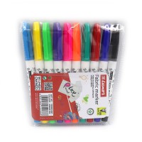 Набір маркерів для тканини Luxor Fabric Marker, 1-2 мм, водна основа, 10 шт. (В асортименті)