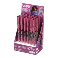 Набір кулькових ручок ZIBI SUPER GIRL 24 шт синій ZB.2240