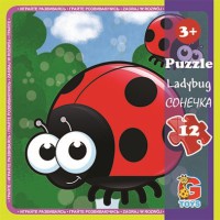 Пазли G-Toys Комахи, 12 елементів, LI01