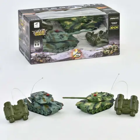 Набір танків Танковий бій на радіокеруванні, акумулятор 3.6V, 33820