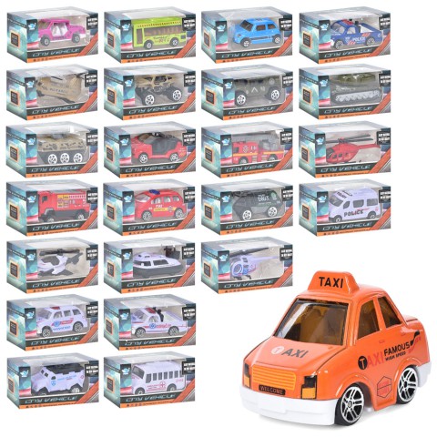 Машина, 7.5 см, метал (В асортименті)