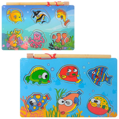 Риболовля рамка-вкладиш морські тварини вудка магніт (в асортименті) MD1149