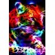 Алмазна мозаїка Кольоровий леопард 30×40 см 60807