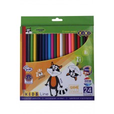 Кольорові олівці, 24 кол., kids line zb. 2416