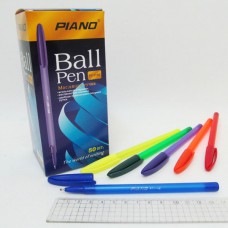 Ручка кулькова "piano" синя 50шт в упаковці 1158-pt