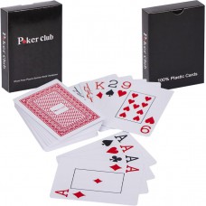 Карти пластикові. "poker club", 54 карти х-8002, у коробці