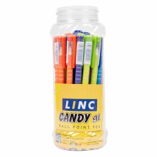 Ручка куля олія "candy" синя 0, 7 мм "linc" 30 шт.(в упаковці) 411635