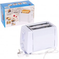 Тостер електричний для хліба на 2 тости bh-002a "білий" 6 режимів