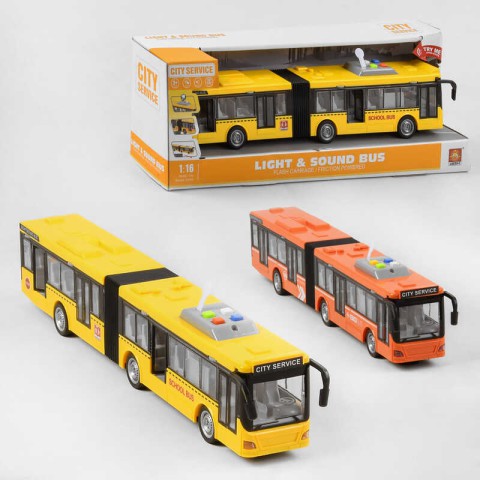 Автобус, WY913AB, інерційний, музичний, світло, відчиняються двері (В асортименті)