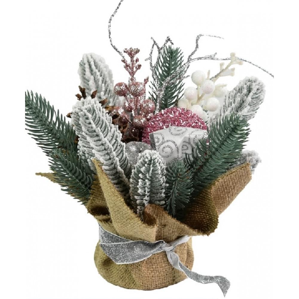 Композиція новорічна 20х26см КН10