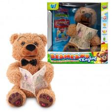 Ведмедик казкар 2 види, "WToys", ОЗВУЧ. УКР. МОВОЮ, 15 аудіоказок, 5 карток із казками, скоромовки та звуки, кнопки на лапках, в кор. /16-2/
