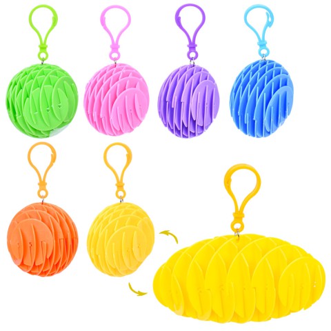 Гра антистрес, 6.5 см, сітка, брелок 11 см, 6 кольорів, 6.5x7x4.5 см, 5004