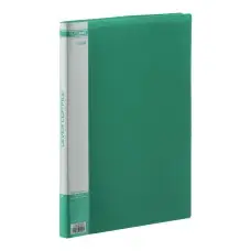 Папка А4 с боковым прижимом Jobmax, зеленый