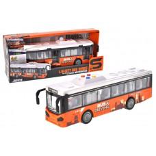 Автобус інерційний, озвучений, зі світлом, в кор.33*9,5*13,5см /48/