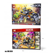 Конструктор NINJAGO MG859 (615+ ДЕТАЛЕЙ) 50*36*7см //