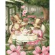 Набір для розпису по номерах 7+ Чаювання подружок, 40x50 см, КНО2415
