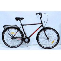 Велосипед міський Corso Liner LN-28650 одношвидкісний, сталева рама 21", багажник