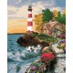 Картина за номерами Будинок у маяка 40×50 см КНО2835