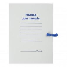 Папка на завя`зках А4, картон 0,35 мм , клеєний клапан, ціна за 5 шт. //