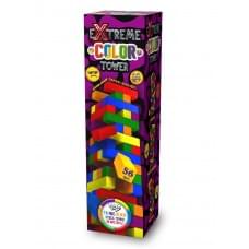 Розвиваюча настільна гра "EXTREME COLOR TOWER" 56 дерев'яних брусків G-ECT-01U