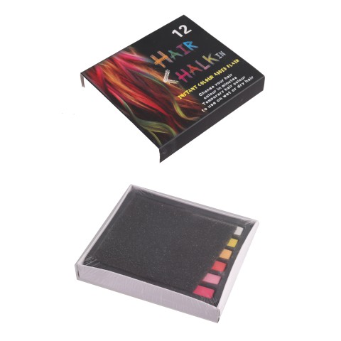 Косметика Мелки для волосся, CEL-134, 12 в наборі, 11.5x10x2 см