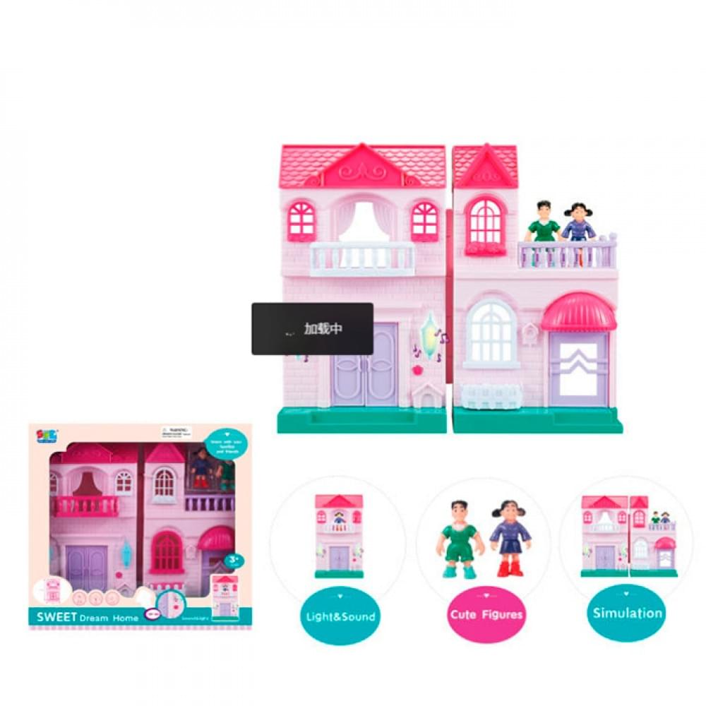 Дом для кукол звук и свет эффект 33*30*8,5см 16589