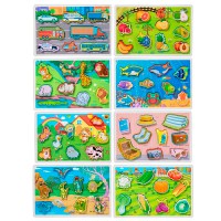 Дерев’яна іграшка Рамка-вкладиш, 22x15x1 см (В асортименті)