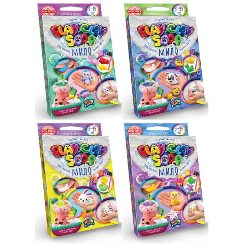 Набір творчості Пластилінове мило Play Clay Soap малий, укр, Danko Toys