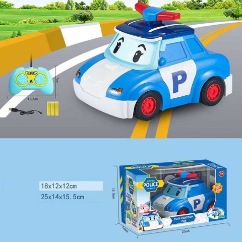 Машинка на радіокеруванні A-Toys Робокар Полі, синя, 180-1A