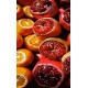 Набір для розпису по номерах Соковиті гранат та апельсин, Strateg, 50x25 см, WW015