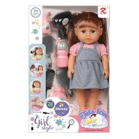 Лялька інтерактивна 35 см п'є ходить на горщик одяг аксесуари 6650
