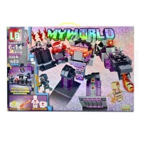 Конструктор Майнкрафт Битва за міцність, 508 деталей, підсвітка LED