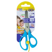 Ножиці дитячі, 138 мм, із поворотним механізмом, синій