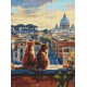 Набір з алмазною мозаїкою Котики у Римі, 30x40 см