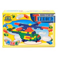 Конструктор Мікс-Техніка 216 елементів 4043