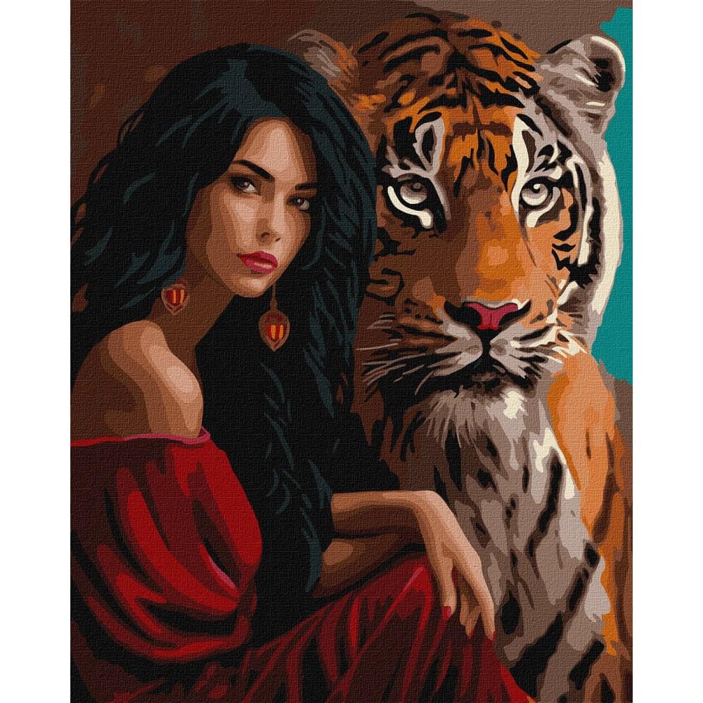 Набір для розпису по номерах. "Влада краси" 40х50см КНО8318