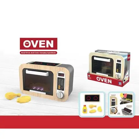 Мікрохвильова піч, підсвічування, звуки, муляжі їжі, що змінюють колір, 818-502A