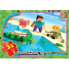 Пазли тм "g-toys" із серії "minecraft" (майнкрафт), 35 ел. (MC791)