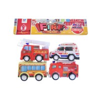 Набір інерційних машин Міська техніка 4 шт 03-38