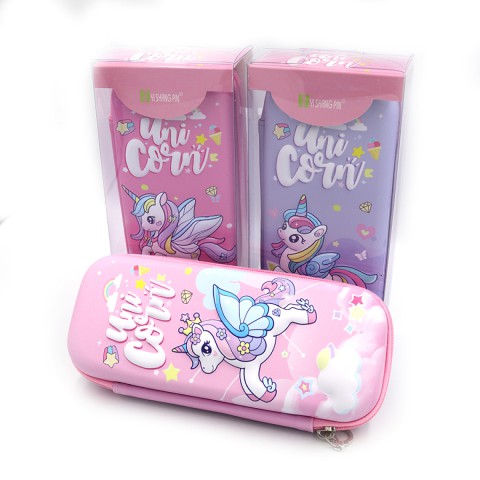 Пенал жорсткий об’ємний Поні, 21x9x3.5 см, PVC (В асортименті)