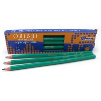 Олівець графітовий гнучкий J. Otten, HB, з гумкою, 12 шт.