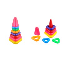 Піраміда трикутна №6, 7 елементів, Бамсик