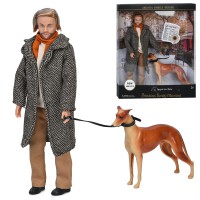 Лялька-хлопчик шарнірна 30 см з собачкою